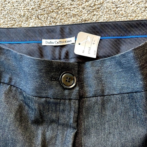 Dalia Collection Size 14 Straight Leg "Dress" Denim Pants - Picture 3 of 5